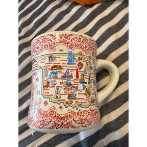 One Hundred 80 Degrees Oklahoma State Map Paisley Stoneware Coffee Mug 2019